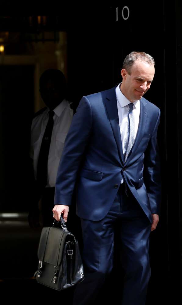 UK minister Raab booed after refusing to talk to grieving parents in U.S. case