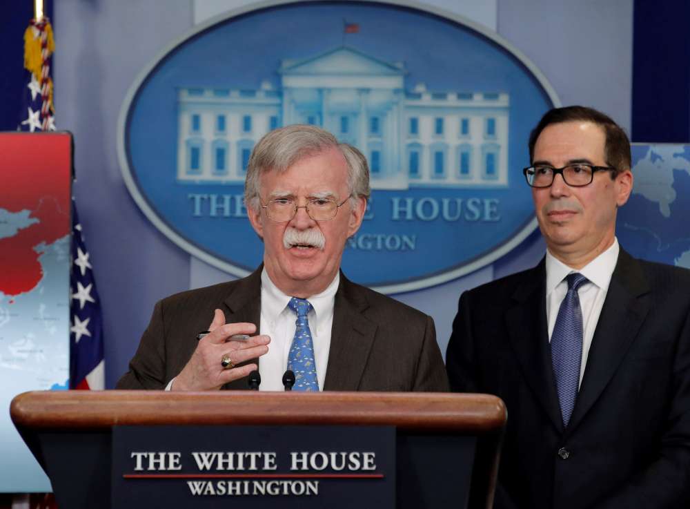 US's Bolton: Military intervention not imminent in Venezuela