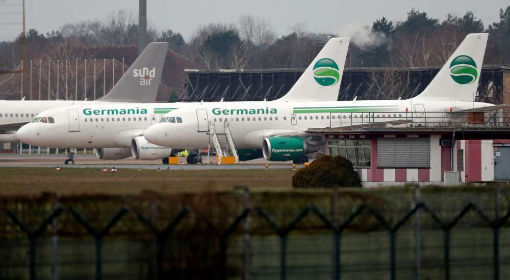 Germania airline goes bust and cancels all flights