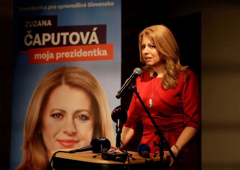 Anti-graft campaigner wins first round of Slovak presidential vote