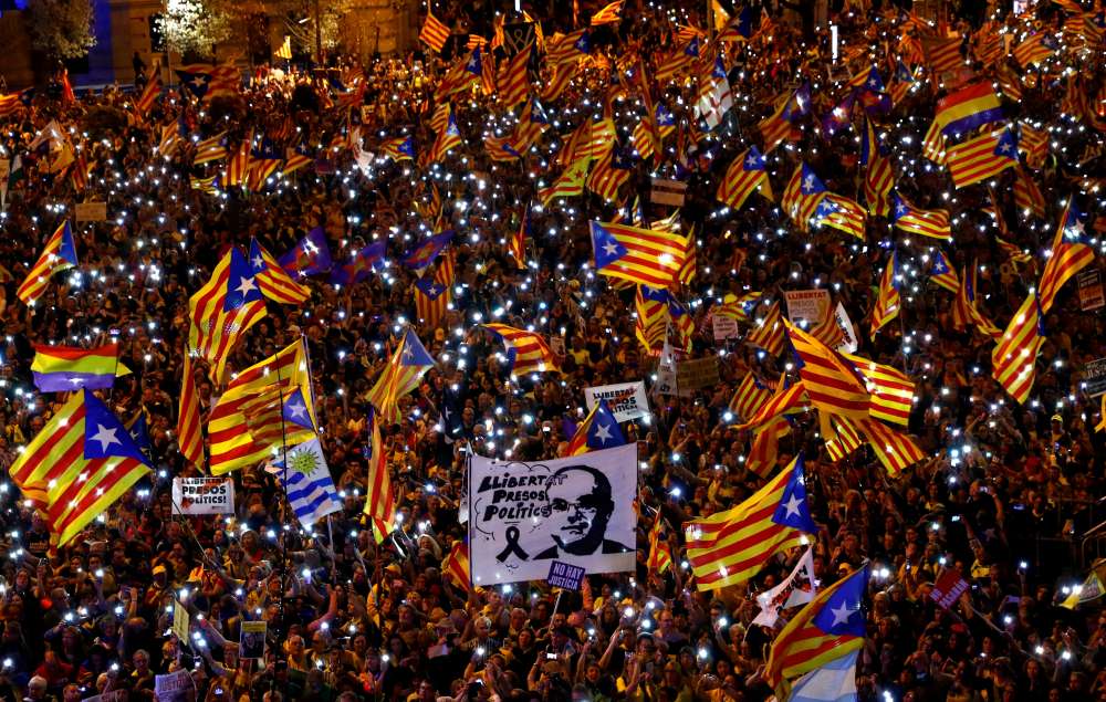 Catalan officials charged with misuse of public funds for organising independence vote