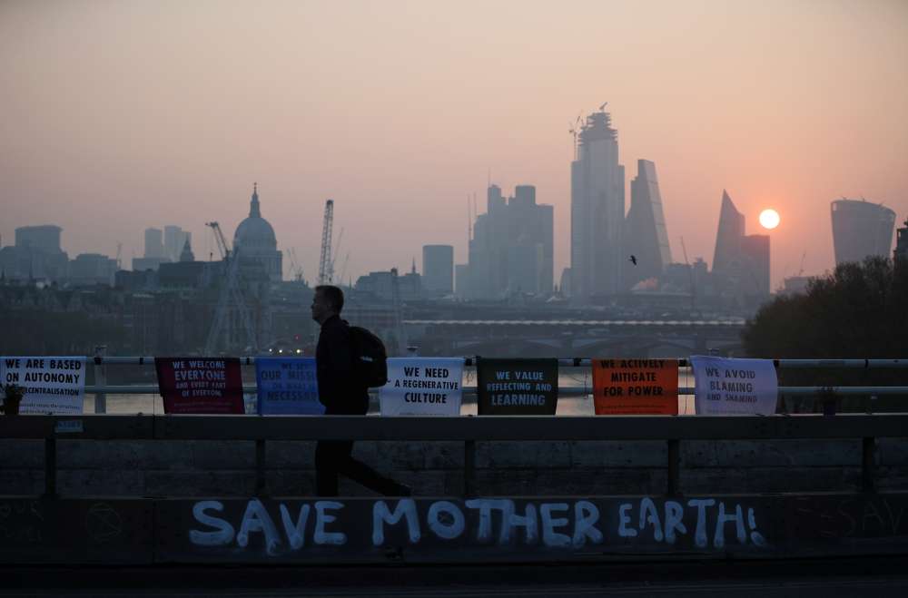 London braces for rail disruption by climate-change protesters