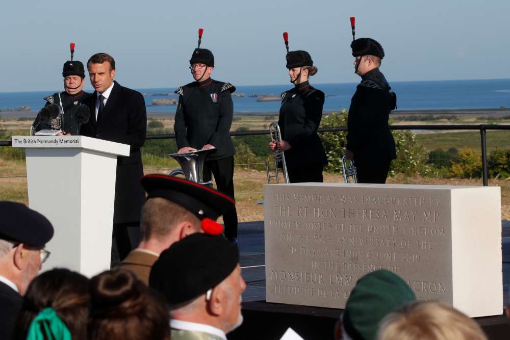 Leaders and veterans recall sacrifice of D-Day on Normandy's beaches