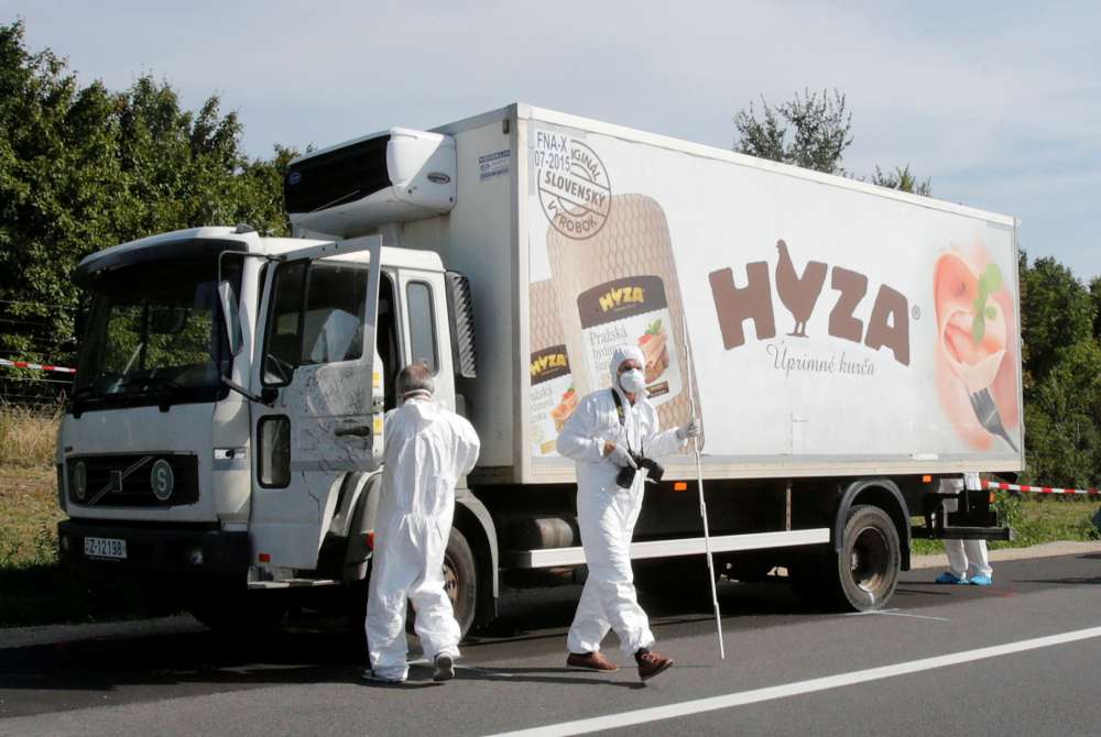 Four jailed for life over death of 71 in Austria migrant truck
