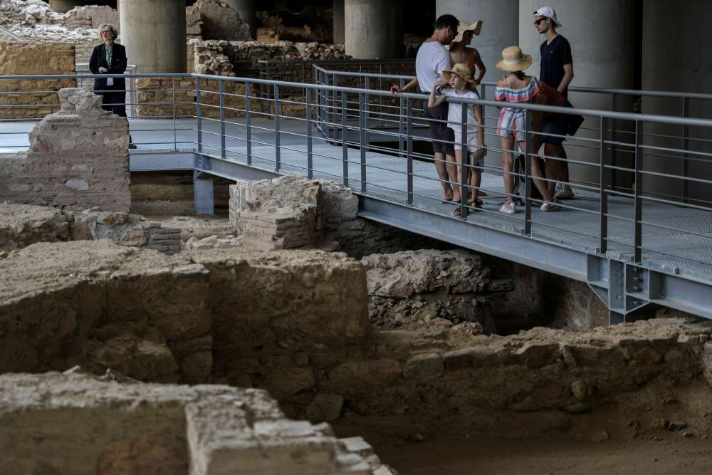 Acropolis Museum opens ancient Athens neighborhood site below its base