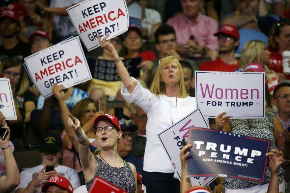 Trump campaign seeks to mobilise women in 2020 battleground states