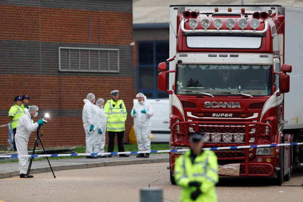UK police arrest man in enquiry over Vietnamese truck deaths