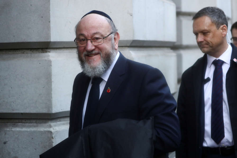 Britain's chief rabbi warns 