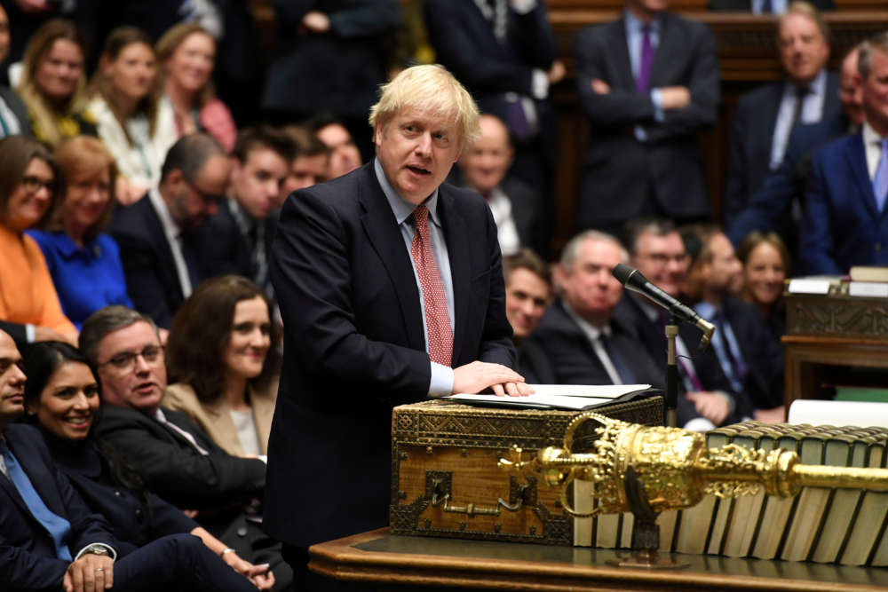 UK PM Johnson promises to wrap up parliament Brexit vote for Christmas