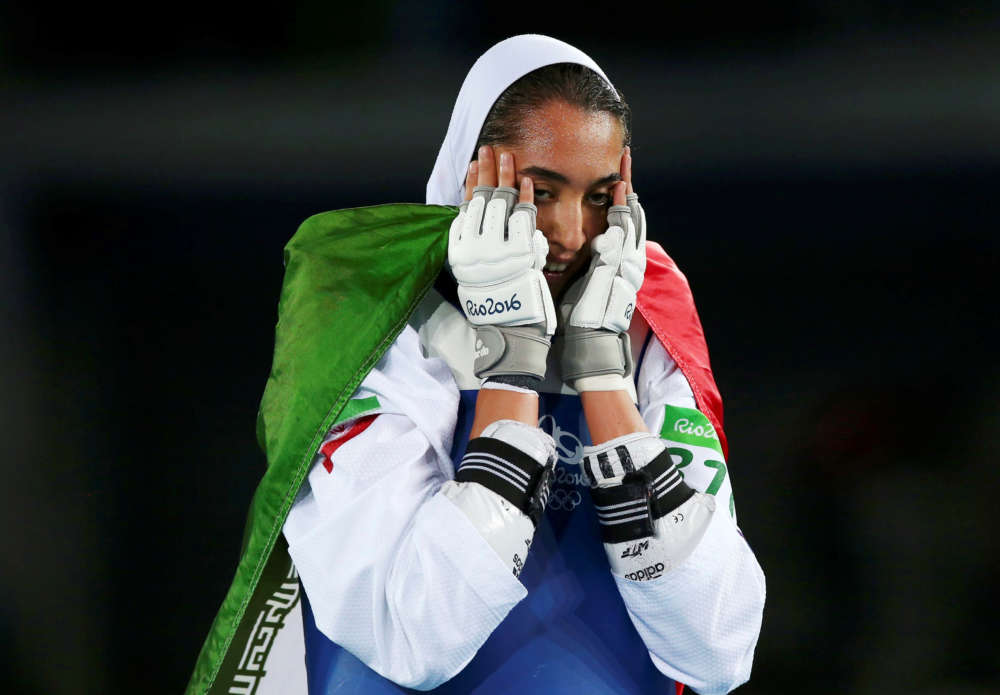 Iran's only female Olympic medallist says she has defected