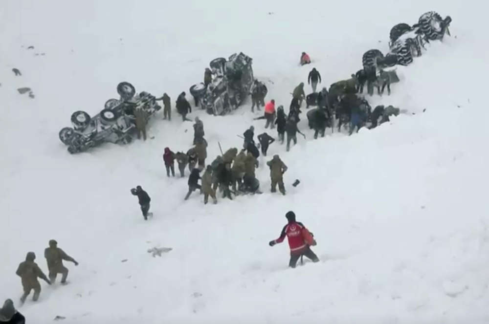 Second avalanche in eastern Turkey kills dozens of rescuers