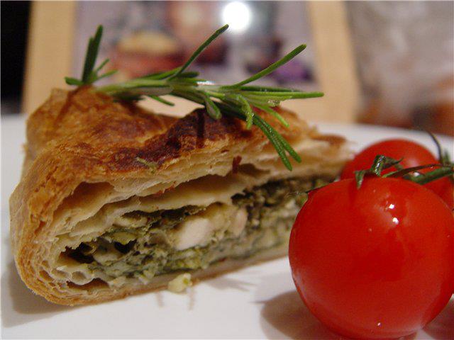 Spinach & Feta Filo Pie