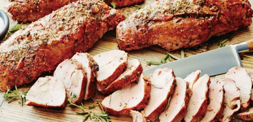Pork fillets with balsamic and herbs