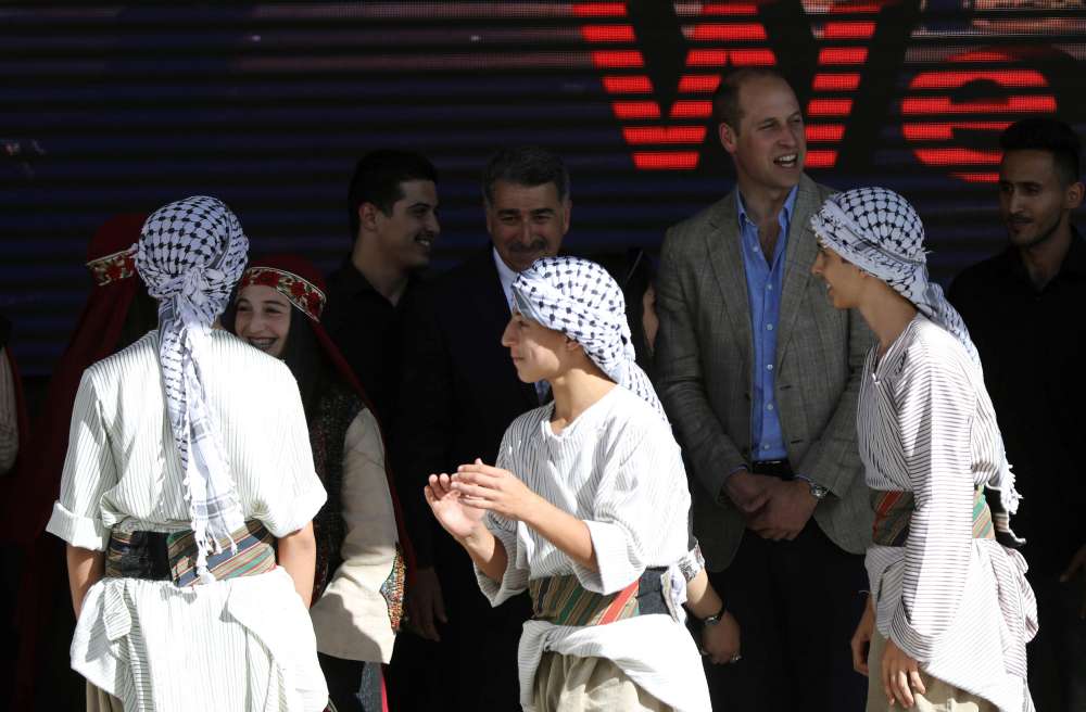 Prince William pays first official British royal visit to occupied West Bank