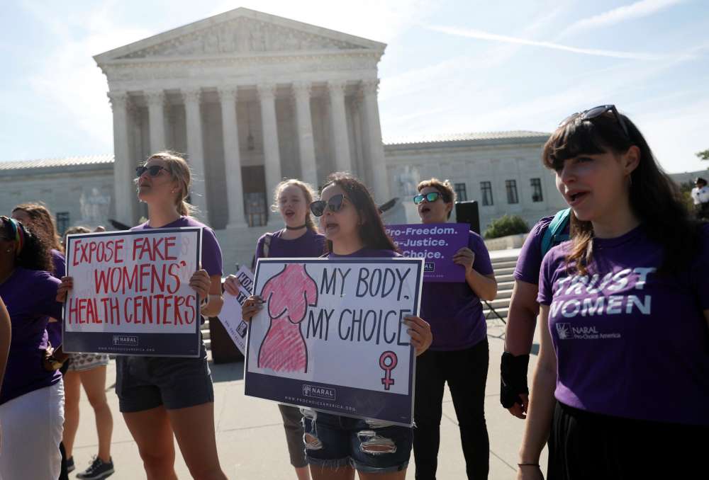U.S. top court strikes down California law on anti-abortion centres