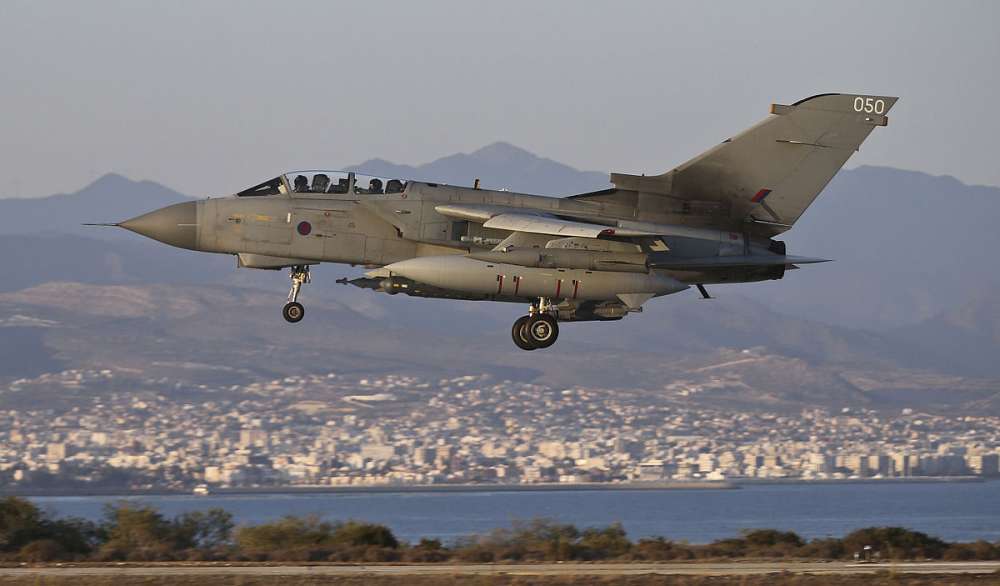 British Bases in Cyprus use in Syria attacks limited