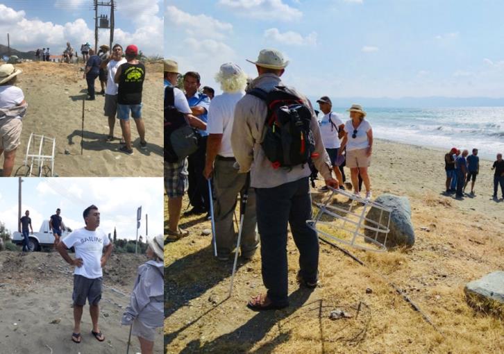 Attempt to obstruct turtle protection programme on Polis beach (video)