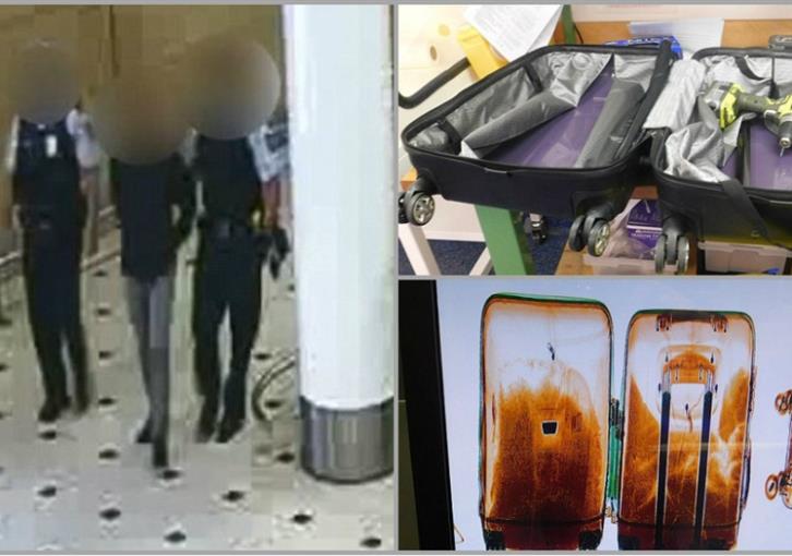 Cypriot held in Australia after drugs worth $3.5m found in lining of suitcase (video)
