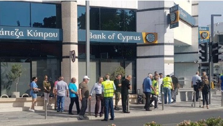 Bank of Cyprus borrowers stage protest in Paphos