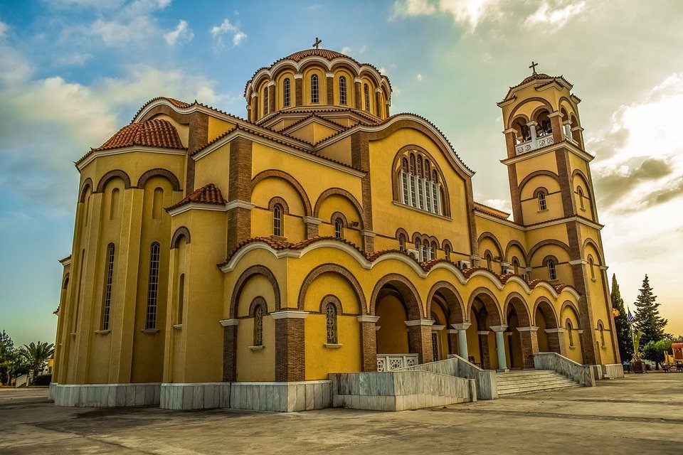 Cyprus, Paralimni, Ayios Dimitrios, Church, Orthodox