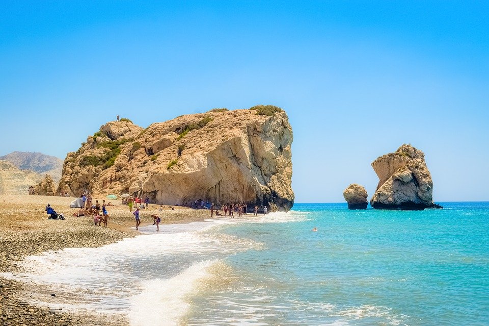 Cyprus, Petra Tou Romiou, Aphrodite'S Rock, Scenery