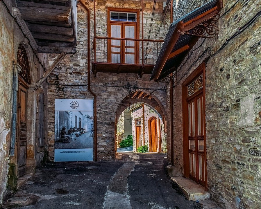 Cyprus, Pano Lefkara, Architecture, Village