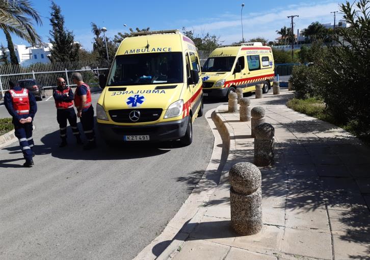 Coronavirus: Evacuation exercise at Famagusta Hospital (photos)-UPDATE