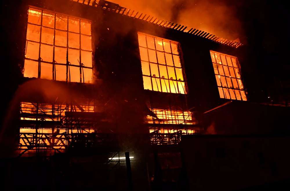 Major fire ravages celebrated Glasgow School of Art for second time