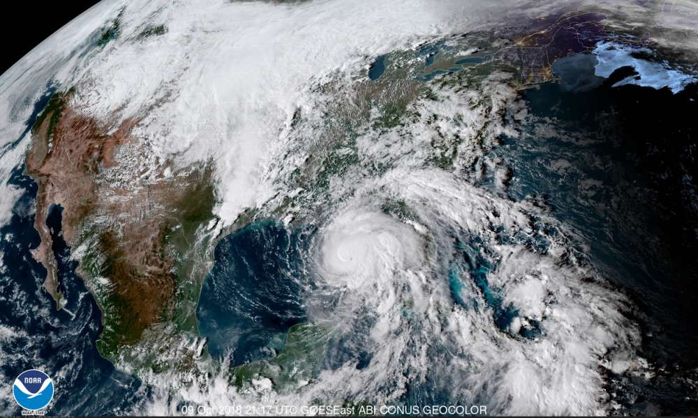 Hurricane Michael gains strength as Floridians flee to higher ground