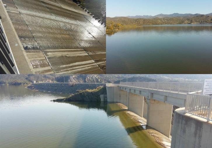 Kalavassos dam overflows (photos)