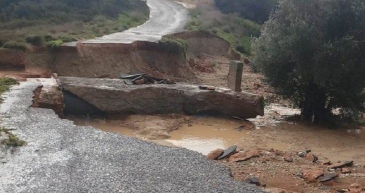 Damage in occupied north due to heavy rains and storms
