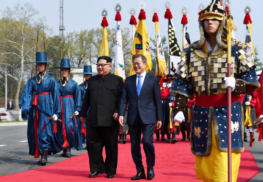 'A new history starts now' as North Korea's Kim meets South Korean leader