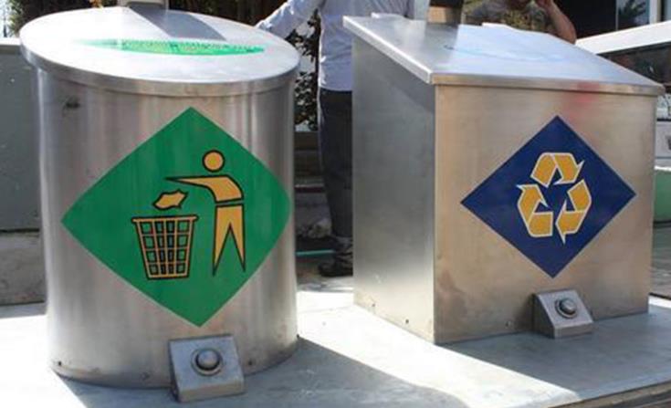 Submerged recycling bins operational in Larnaca by early February