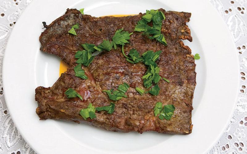 Marinated veal liver