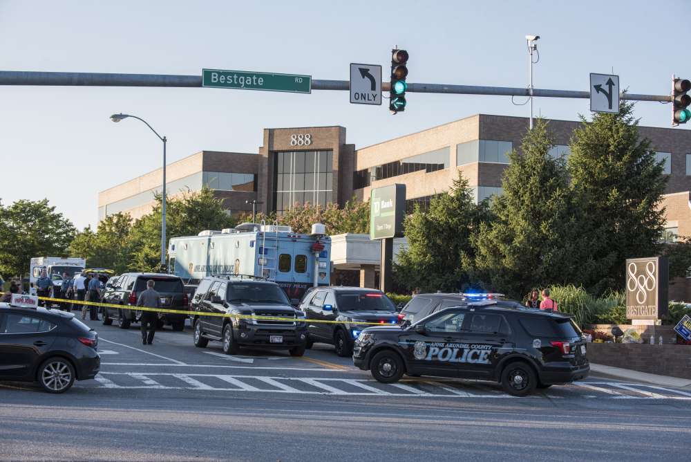 Gunman angry at Maryland newspaper kills five in targeted attack