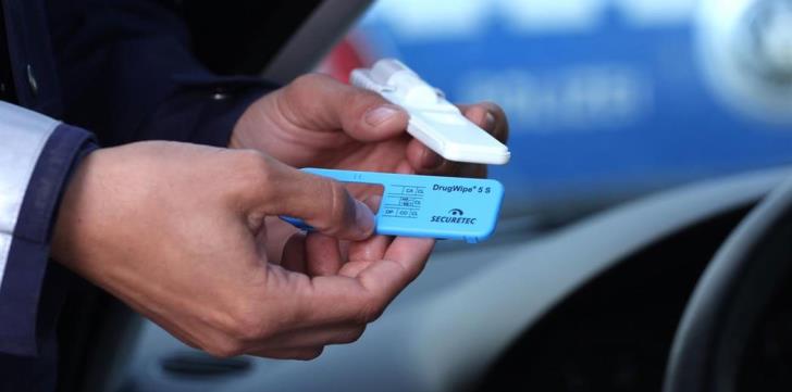 587 drivers caught driving under influence of drugs in 18 months