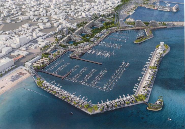 First glimpse of planned Larnaca marina and port project