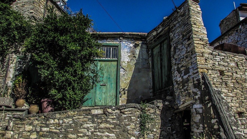 Old House, Backstreet, Village, Architecture