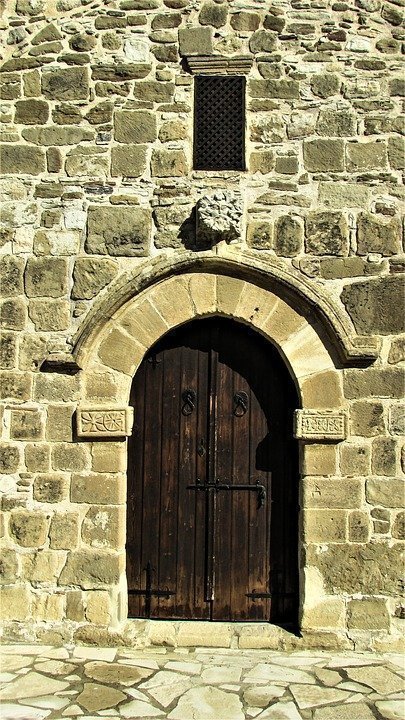 Panagia Tou Kampou, Church, Orthodox, Door, Entrance