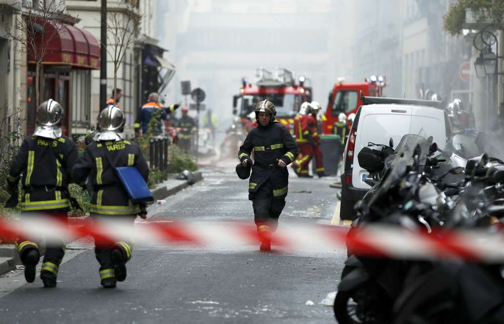 Two dead in Paris gas blast amid lockdown for yellow-vest protests