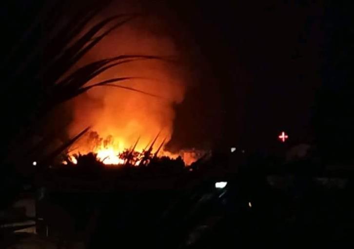 Scores evacuated after fire near Polis campsite