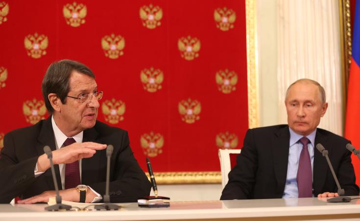 Anastasiades to hold a meeting with Putin in China