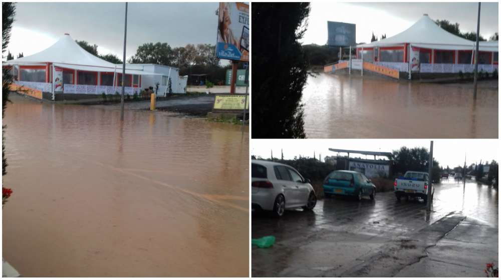 Flooding in Protaras after heavy rains (photos)
