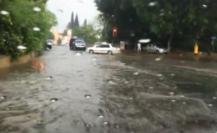 Nicosia municipality crews cleaning up after Sunday's flooding