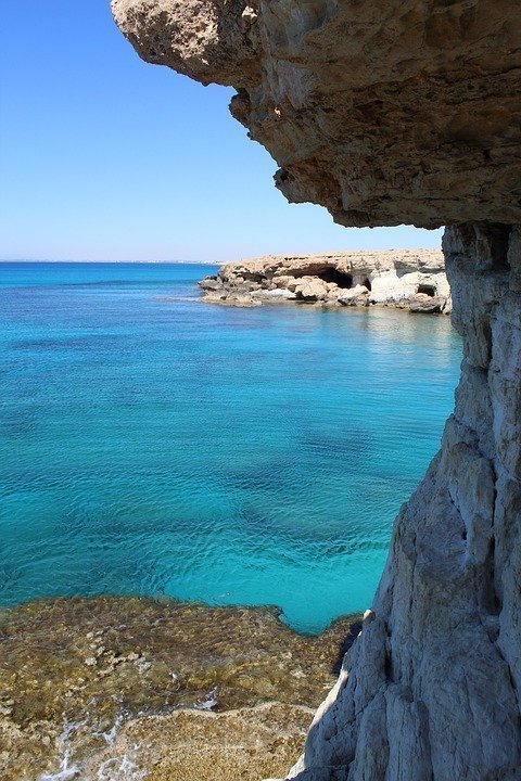 Seashore, Sea, Water, Nature, Beach, Cape Greco, Cyprus