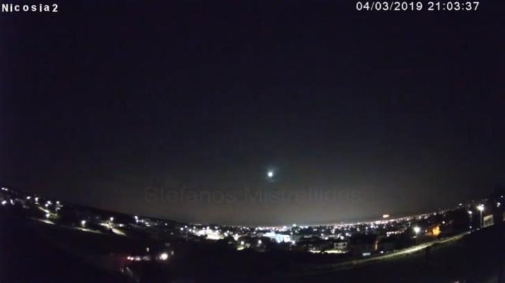 Impressive shooting star over Nicosia captured on camera (video)