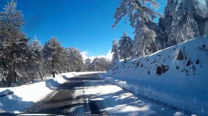 Roads to Troodos closed as cold weather grips Cyprus