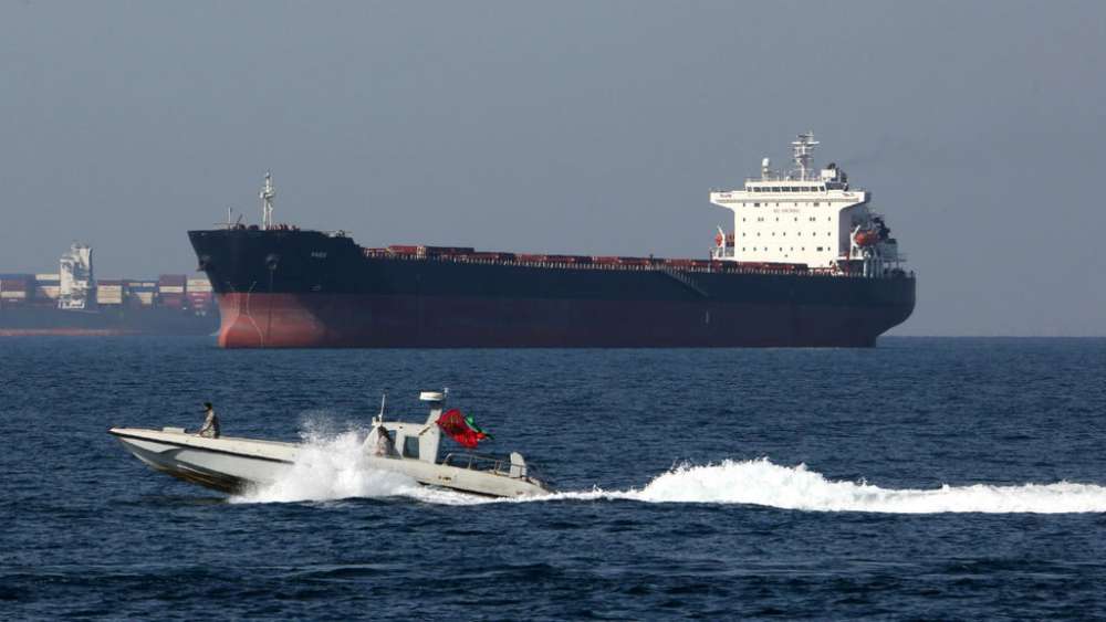 Iran seizes a foreign oil tanker in Gulf smuggling fuel to some Arab states