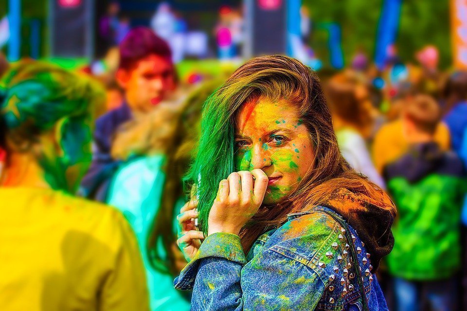 The Festival Of Colors, Holly, Moscow, 2017, Flashmob