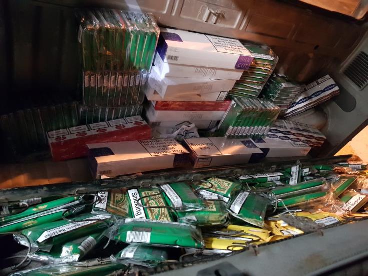 Customs seized 154 kg of tobacco